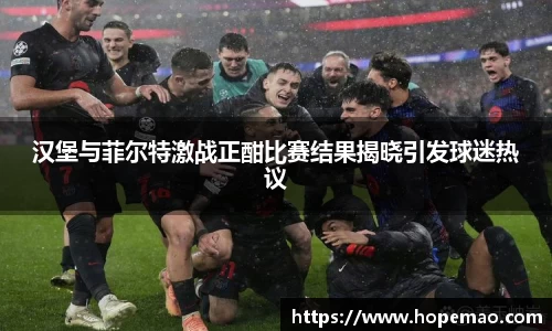 汉堡与菲尔特激战正酣比赛结果揭晓引发球迷热议
